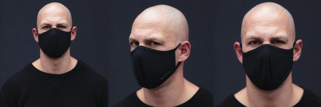 Rúško dobre sedí a super sa v ňom dýcha